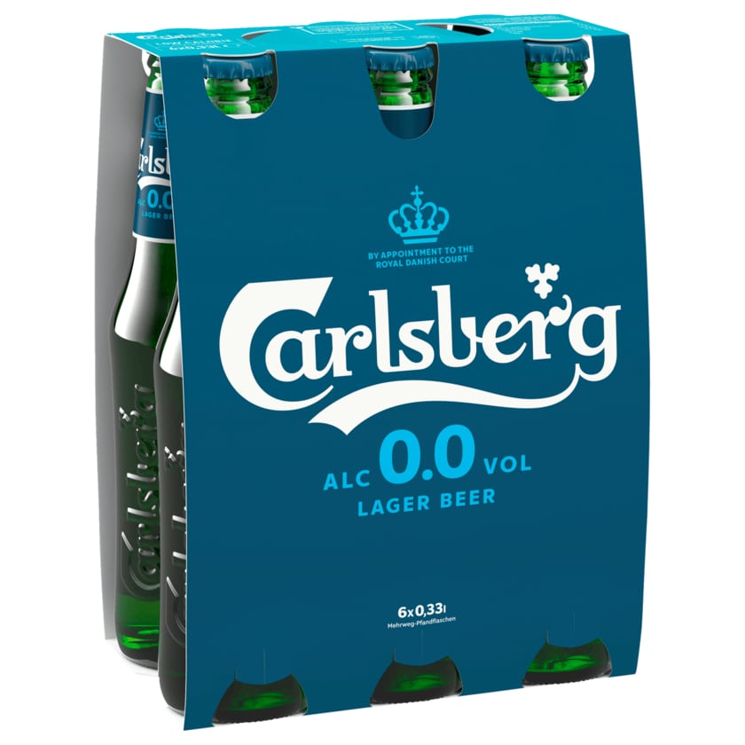 Carlsberg 0,0% Lager Beer Alkoholfrei 6x0,33l
